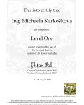 BE1 CERTIFIKÁT